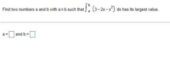 1 b Find two numbers a and b with a s