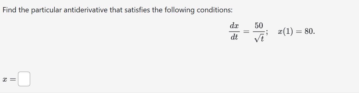 by the data below: 1:05) = 4sin(t) 7 5 cos(t); 3(0) \fFind