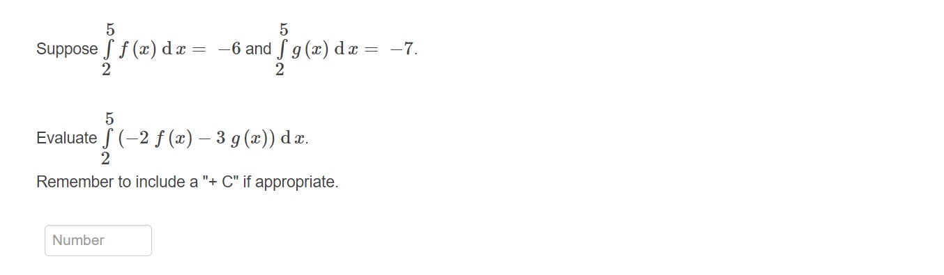 -7. 2 2 5 Evaluate S (-2 f (x) - 3 g