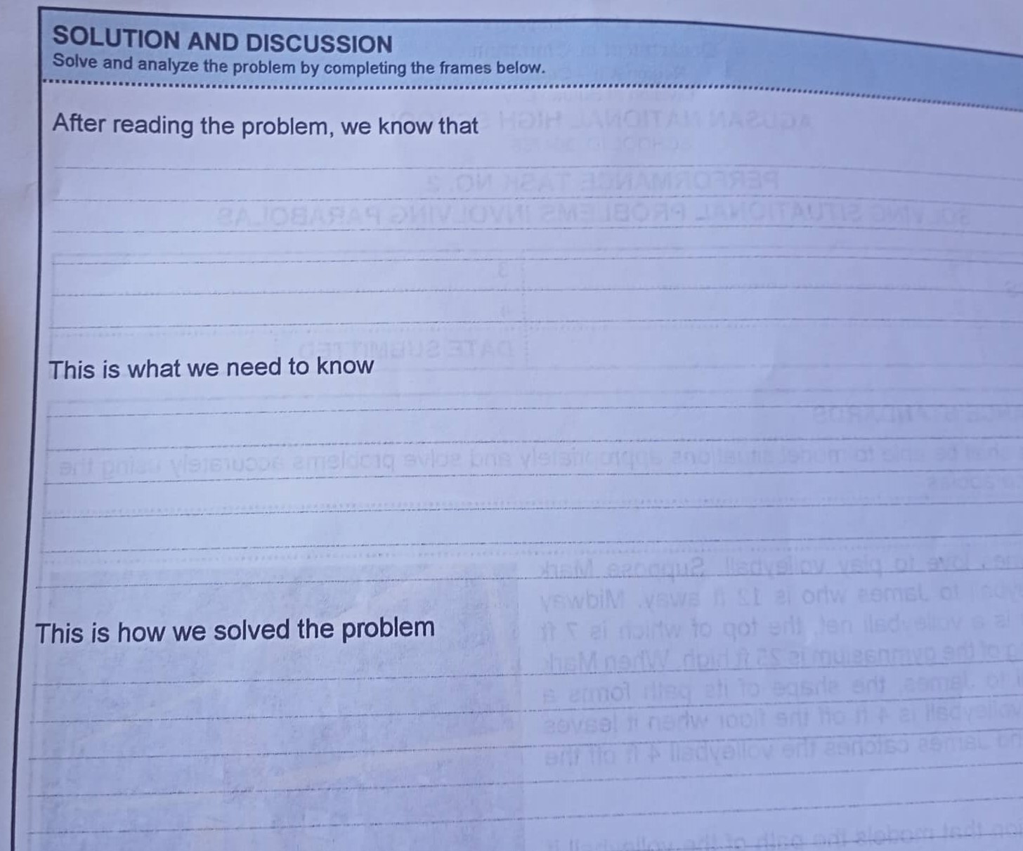 the problem, we know thatOUR This is what we need to know