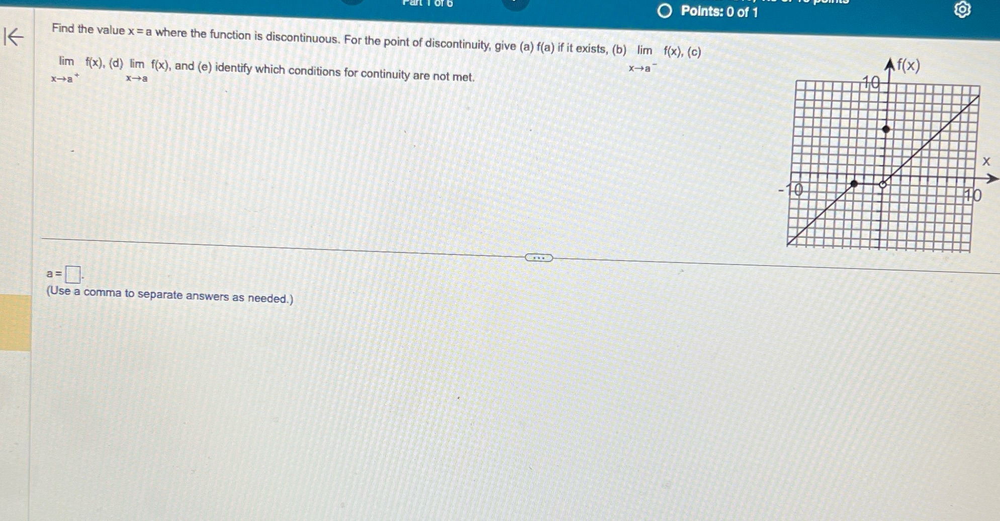 I need help please and thank you ! Points: 0 of