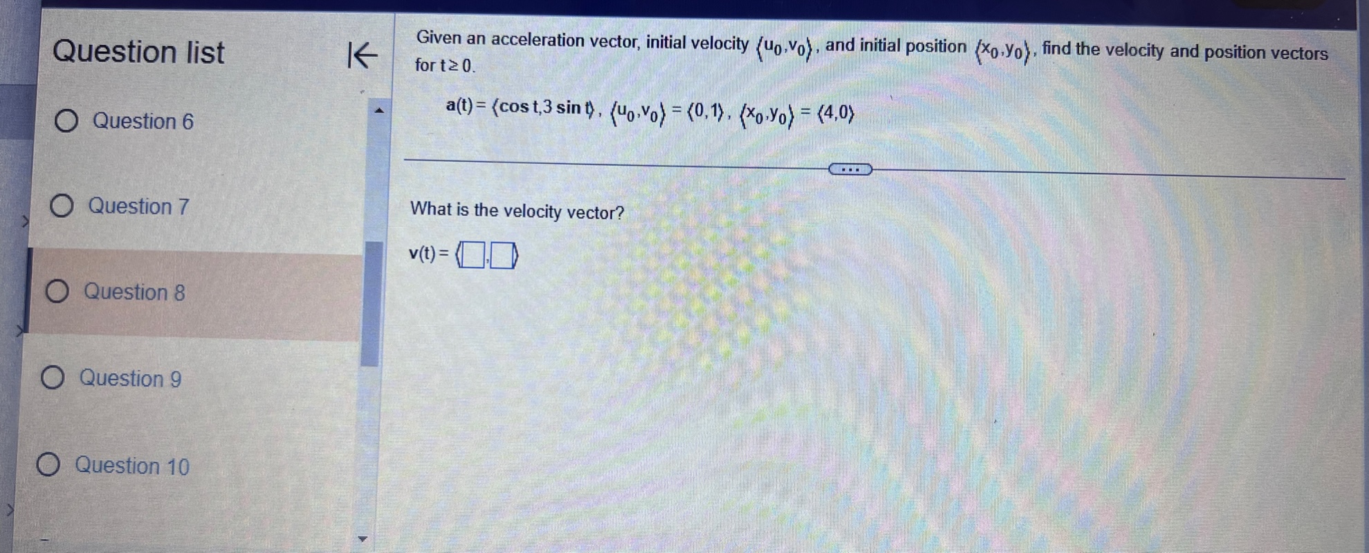 and the speed of the object and (b) the acceleration of the