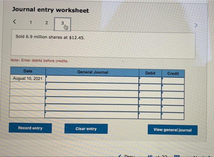 record the foregoing transactions on a FIFO basis. (if no entry is