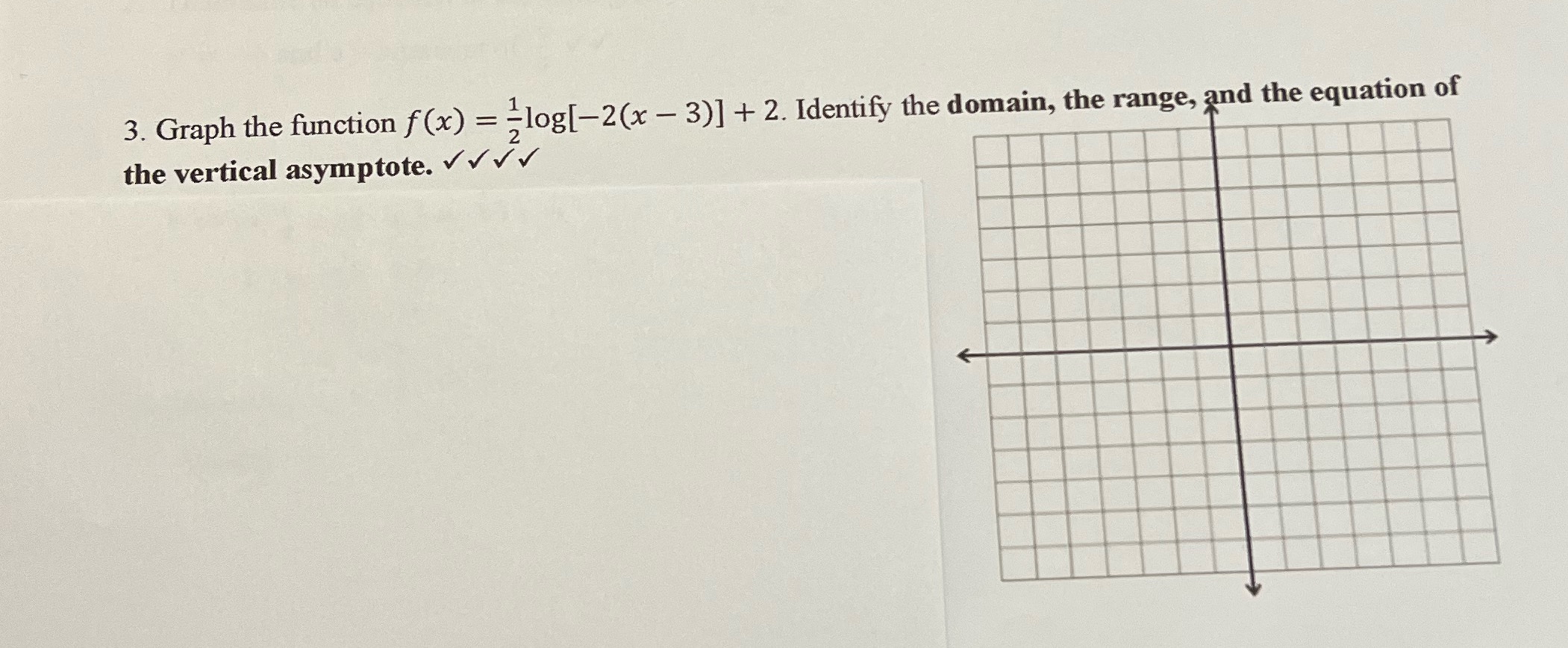 kx- a/x-c for a function with a horizontal asymptote of y= -6