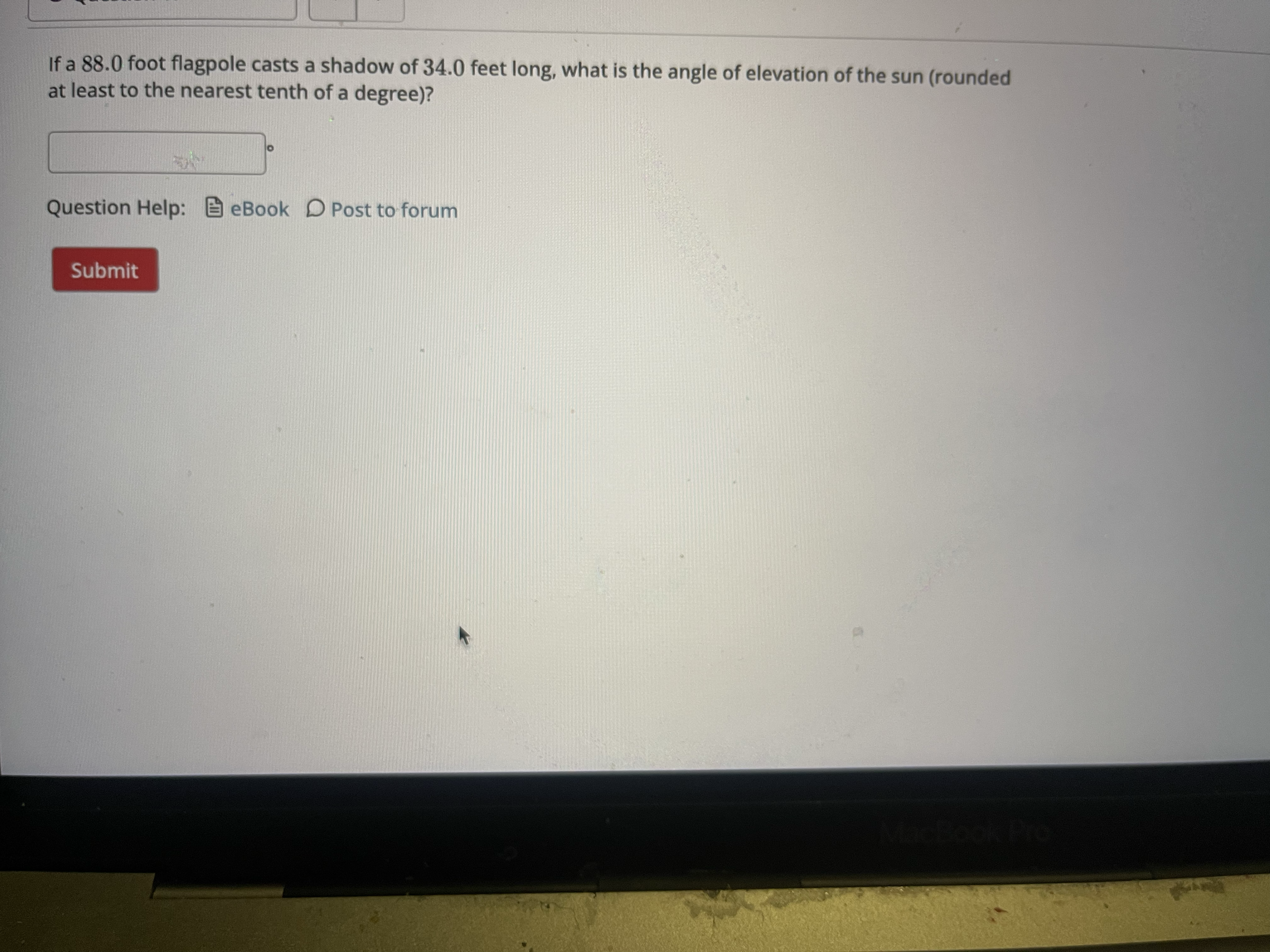 Post to forum SubmitIf, in a right triangle, 0 = 20 and