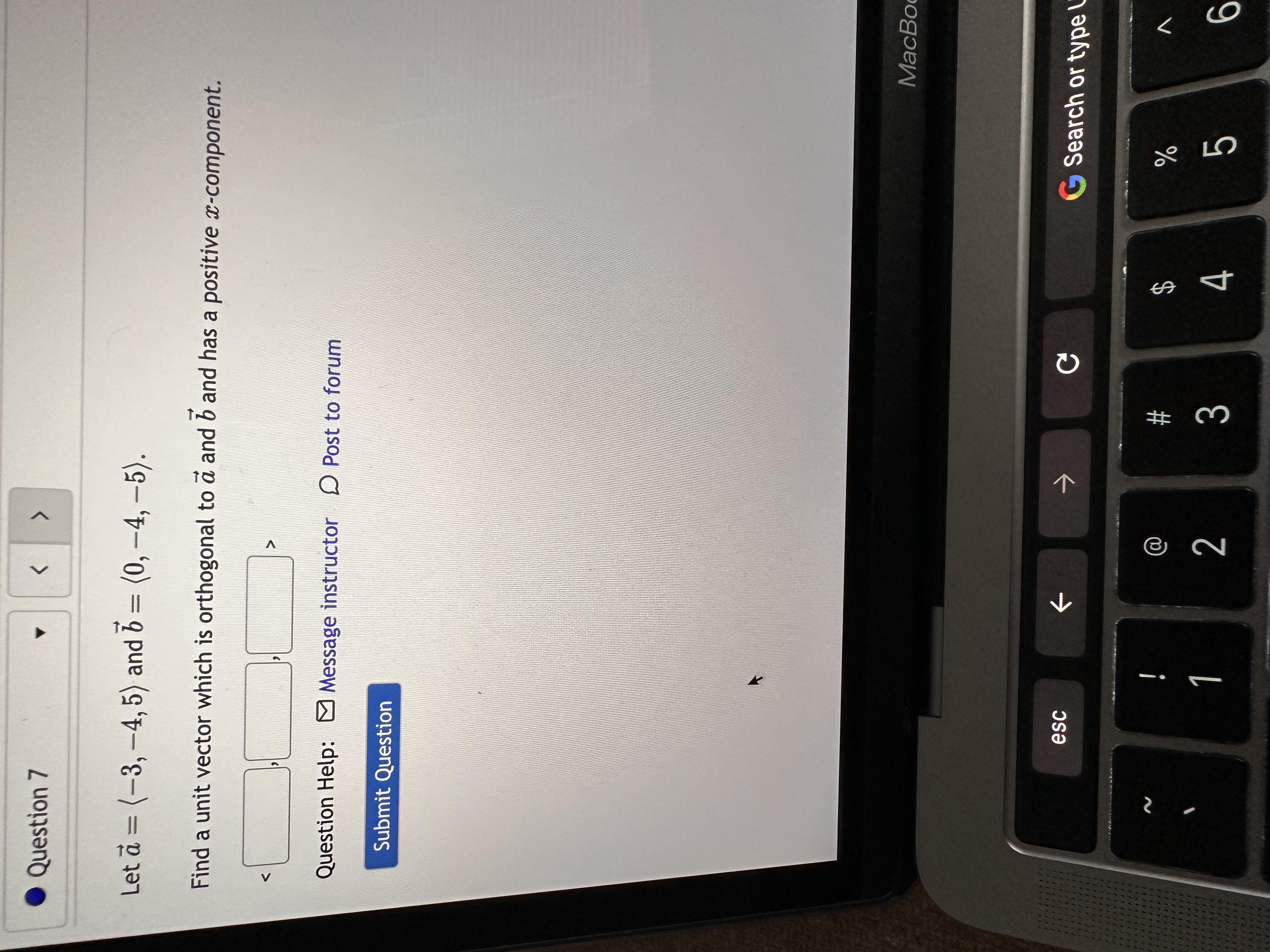 Post to forum Submit Question MacBo esc F C G Search or