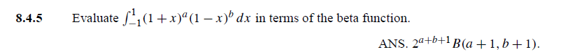 8.4.5 Evaluate J (1 -F xyz (1 dx in tenns of the