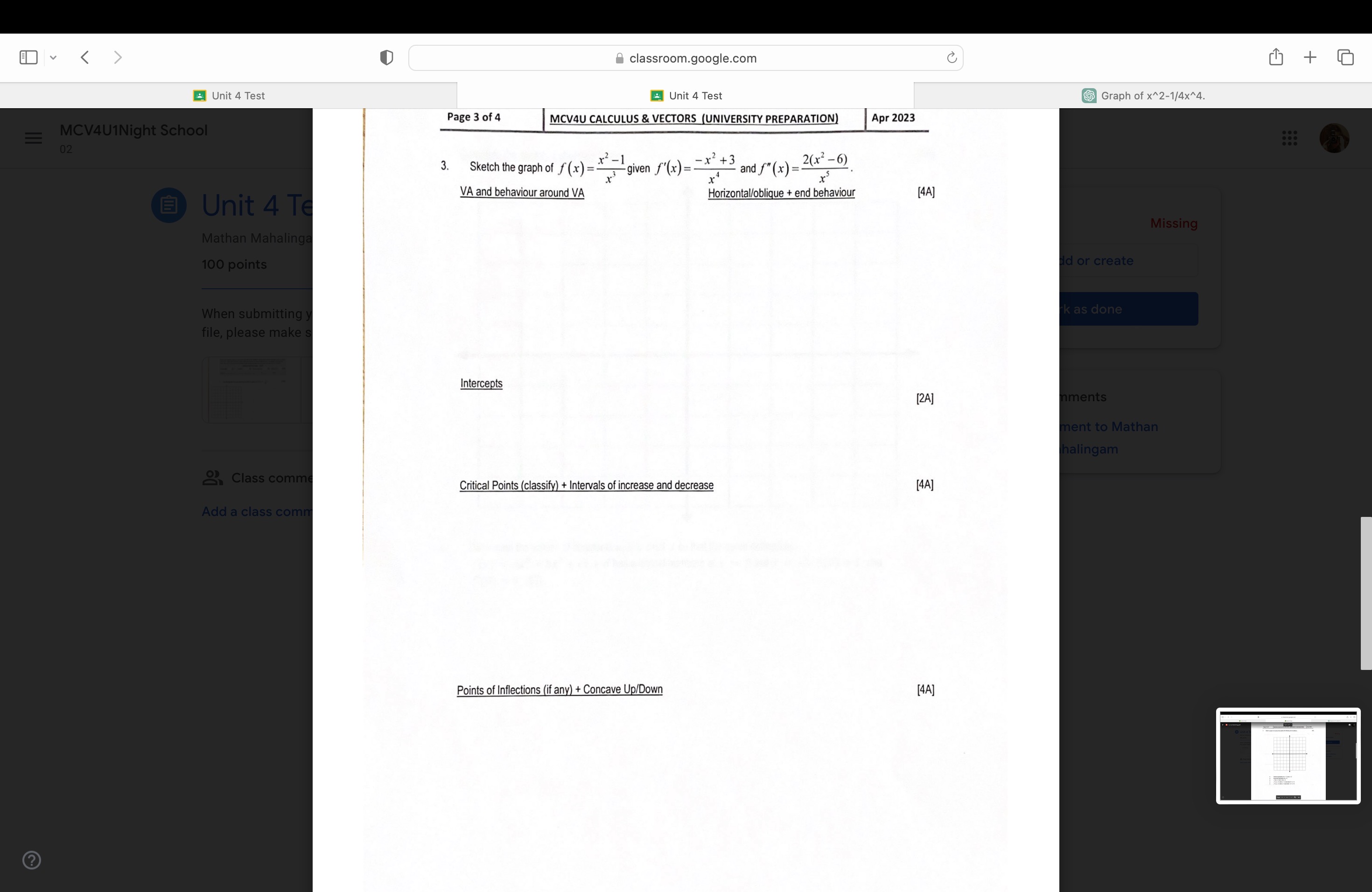 of x^2-1/4x^4. PDF Curve Sketching.pdf Open with .. . Page 2 of