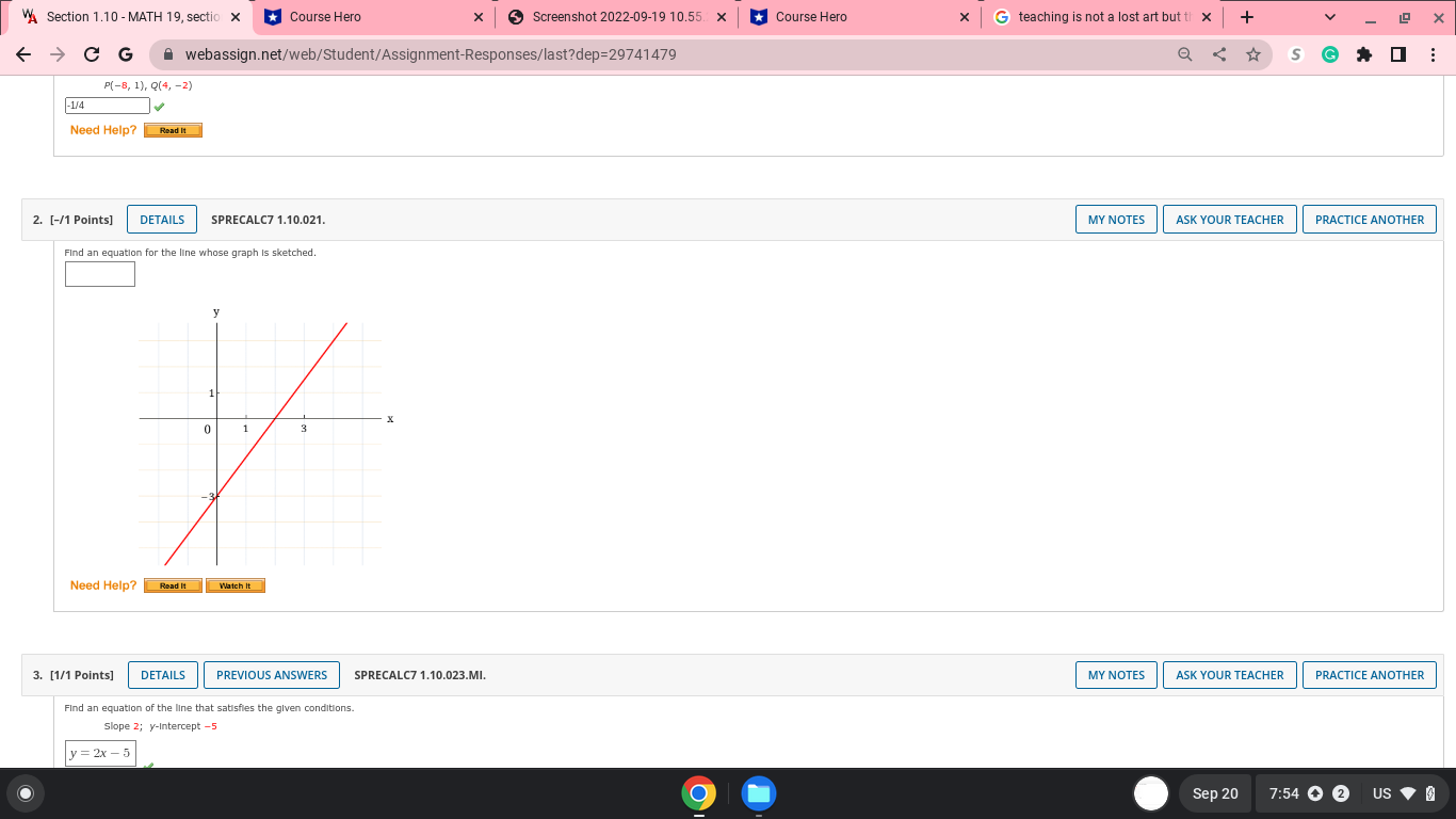 X *Course Hero X + X G G A webassign.net/web/Student/Assignment-Responses/last?dep=29741485 Assignment Scoring