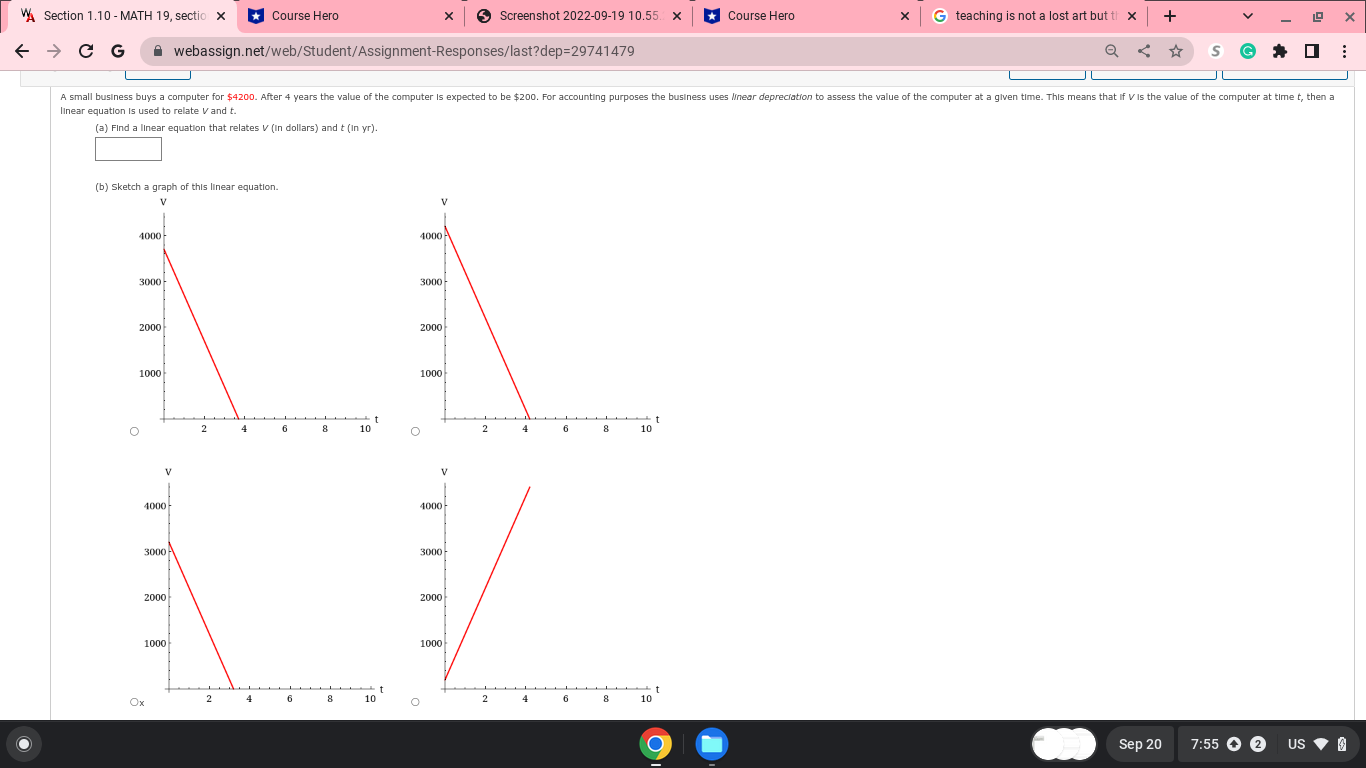 9:55 0 1 US $ 8VA Section 1.10 - MATH 19, section