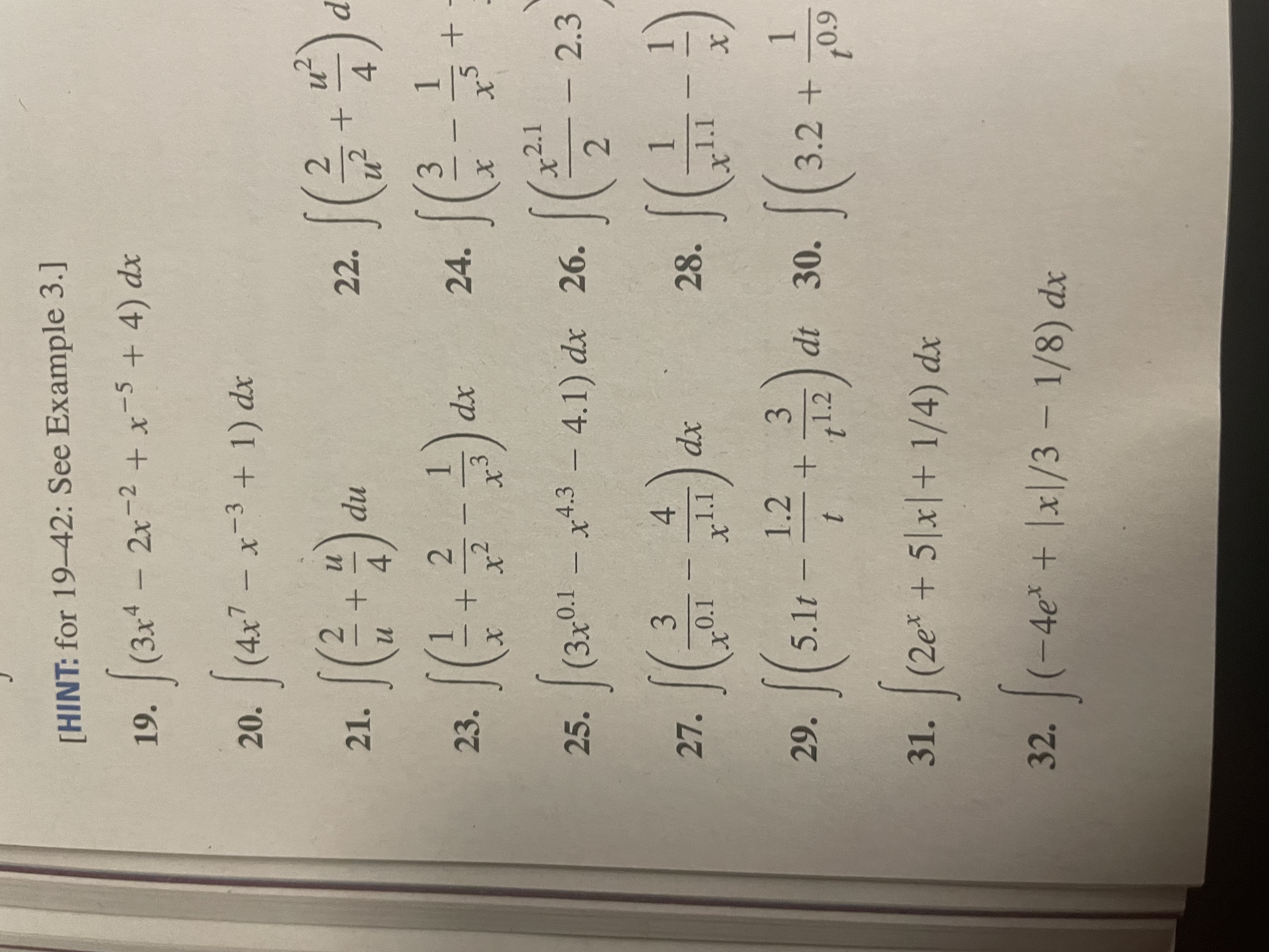  [HINT: for 19-42: See Example 3.] 19. ( 3 x 4