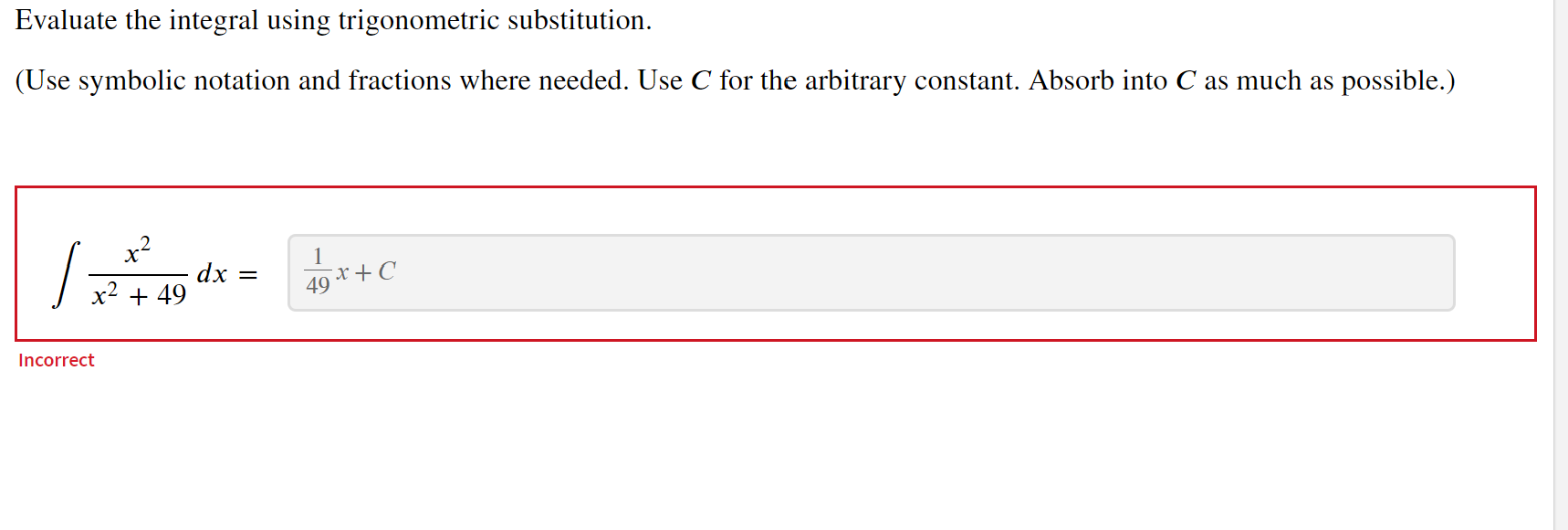 Where needed. Use C for the arbitrary constant. Absorb into C as