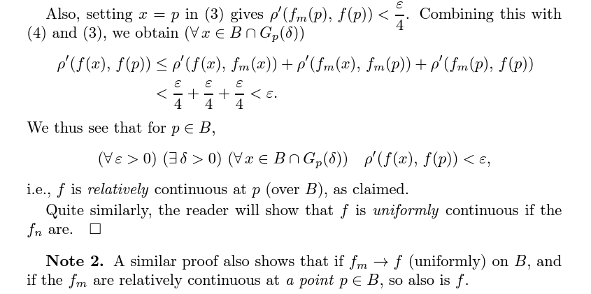 (daxA ) then E 2 sup p'(fm(x), f(x)), IEB i.e., Qm f