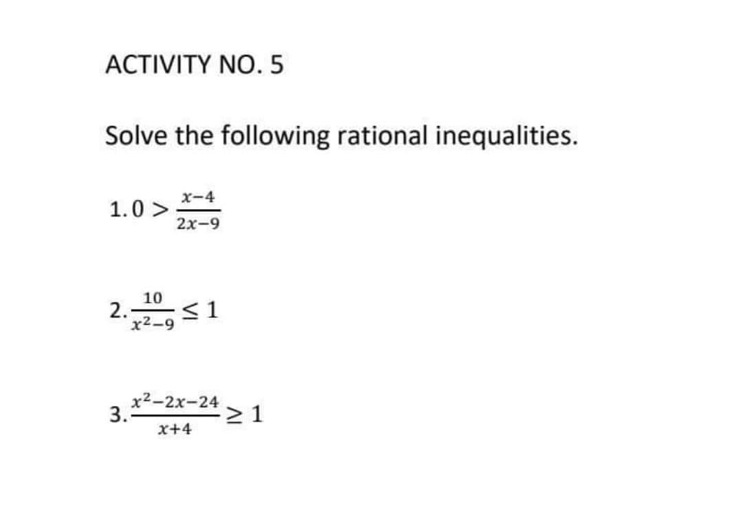  Please answer this and show your solutions on paper. I will