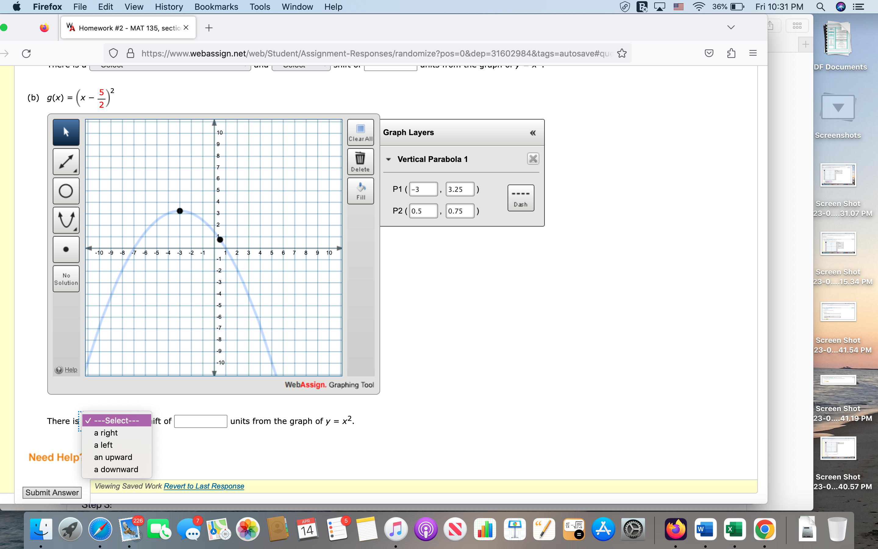 PREVIOUS ANSWERS LARPCALC11 2.T.001. 3/6 Submissions Used MY NOTES Sketch the graph