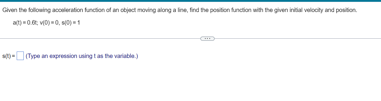 (Type an expression using t as the variable.)Find the function F that