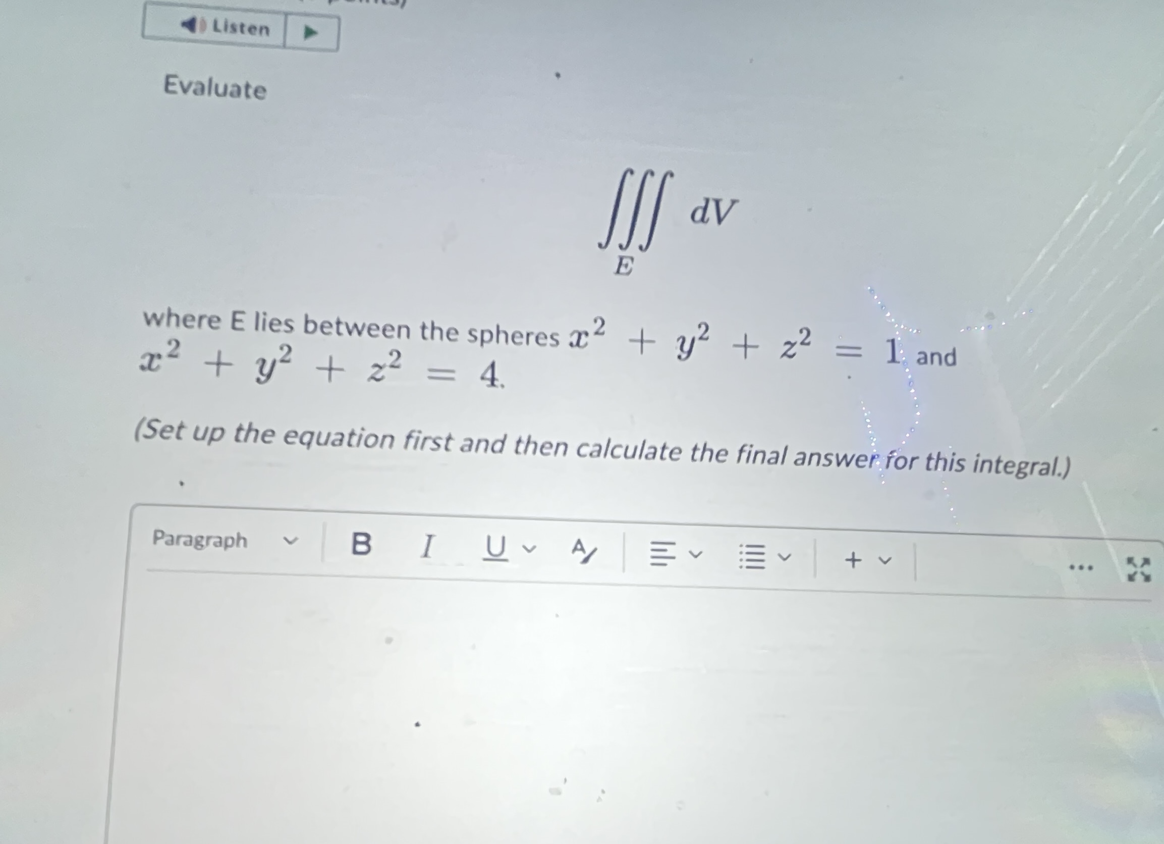 the spheres x2 + yz + z2 = 1: and x2 +