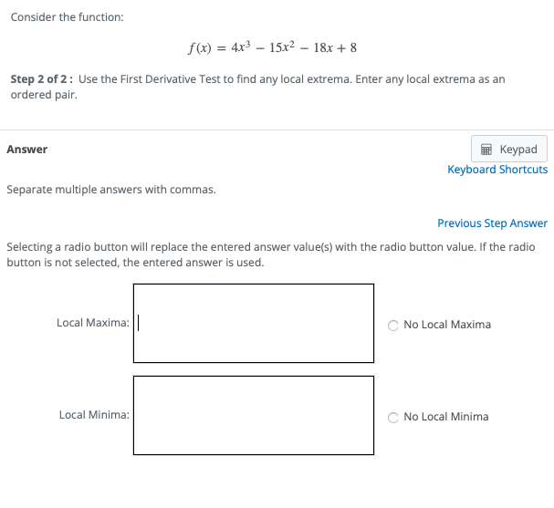  Consider the Function: fix] = 413 1st tax + a Step