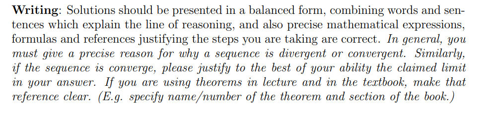 the claimed limit in your answer. If you are using theorems in
