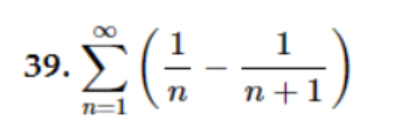 given geometric series converges. Also, find the sum of the series (as