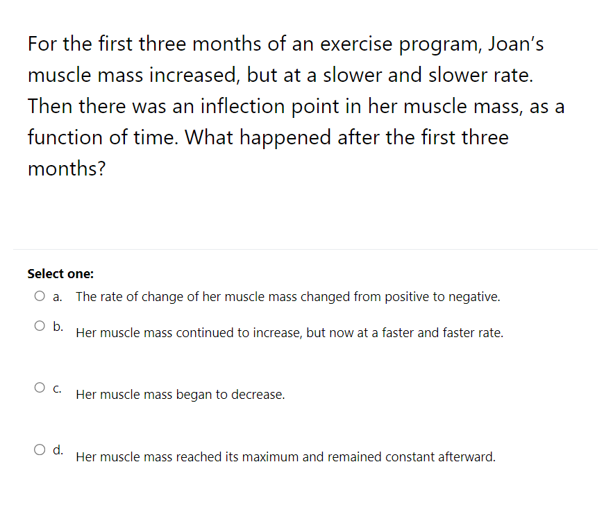 at x = 2 O f(x) has an inflection point at x