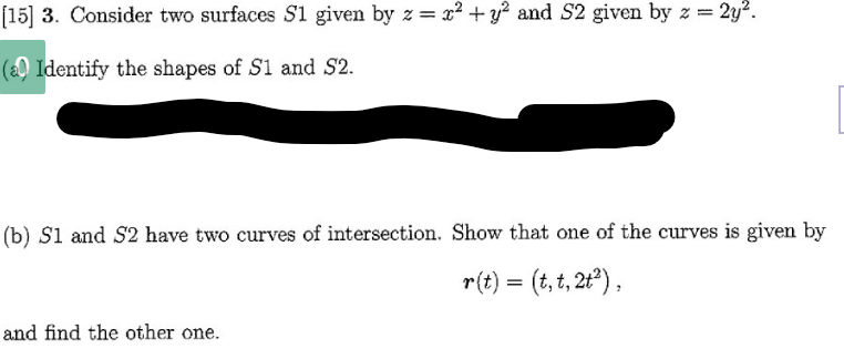 shapes of S1 and $2. (b) S1 and $2 have two curves