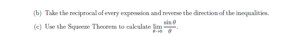 Trigonometric Functions Theorem 31 [Squeeze Theorem} Suppose that his] 5 x] E