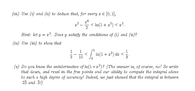 uses of Taylor polynomials. You may take for granted the following: Given