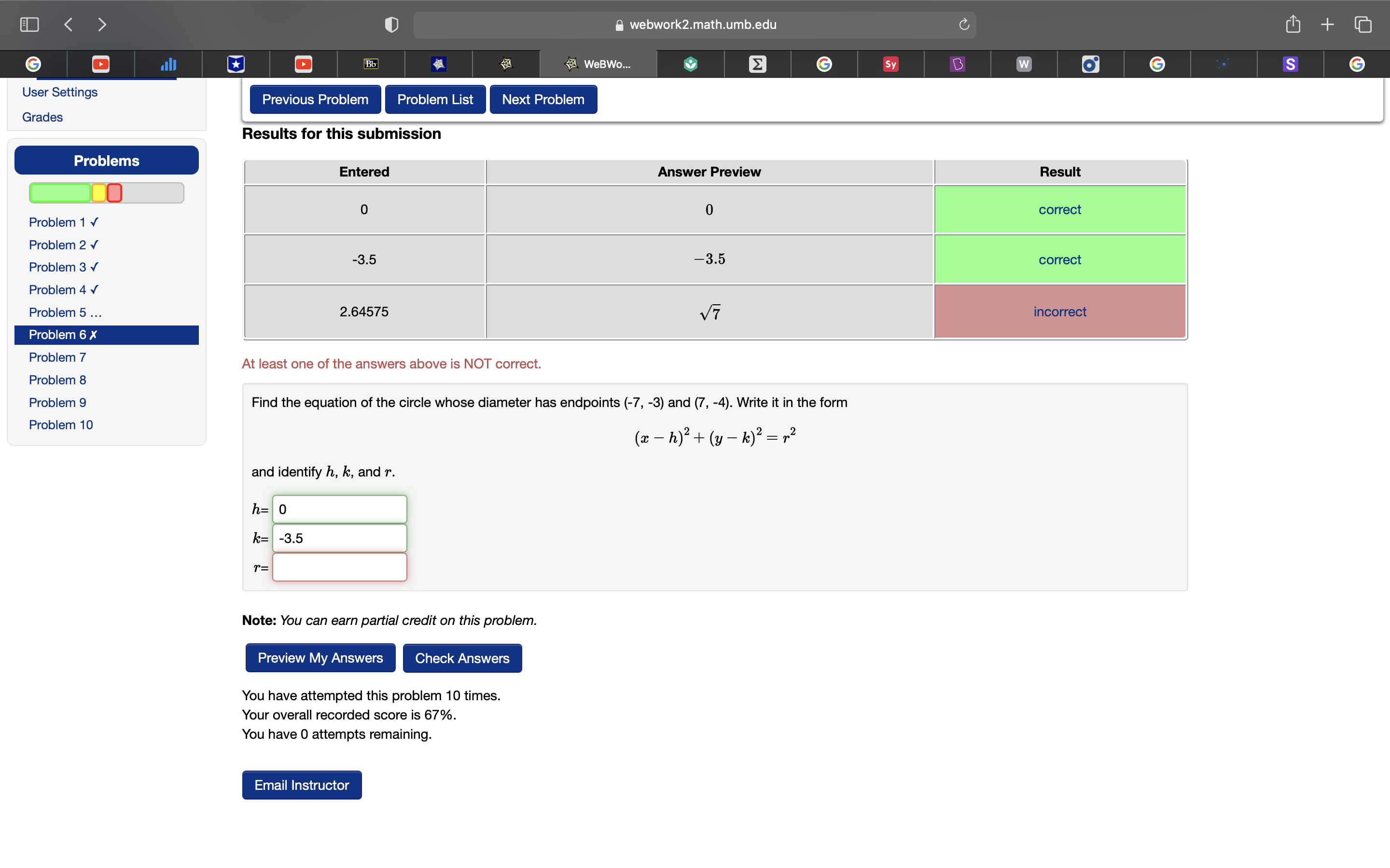 3 l Problem 4 l Problem 5 Problem 7 Problem 8 Problem