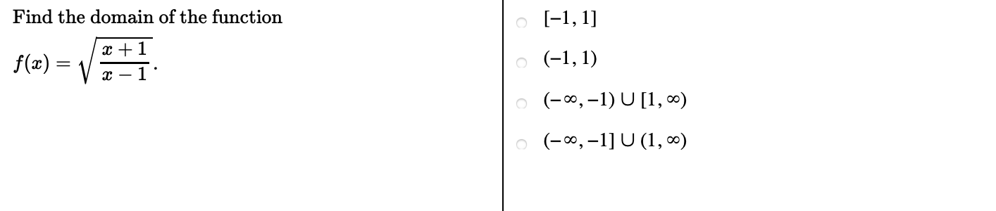 Find the domain of the function 00) 00)