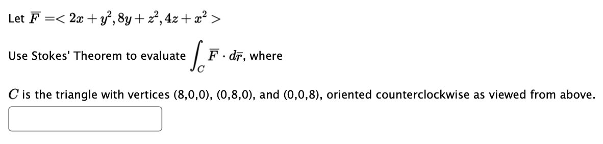 . dS, where S S consists of the top and the four