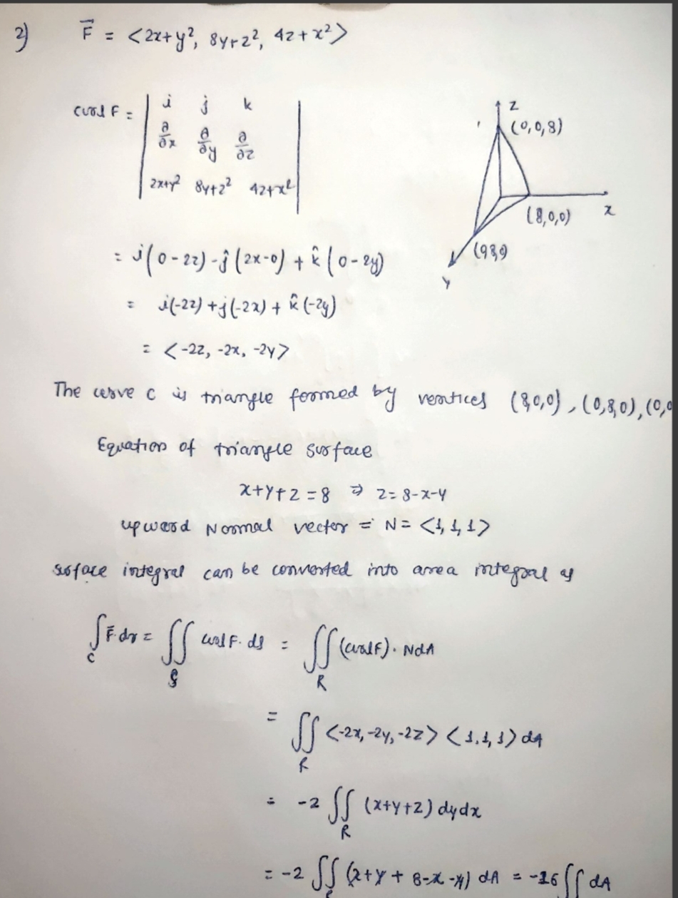 viewed from above.2) F = Curd F = k a ( 0