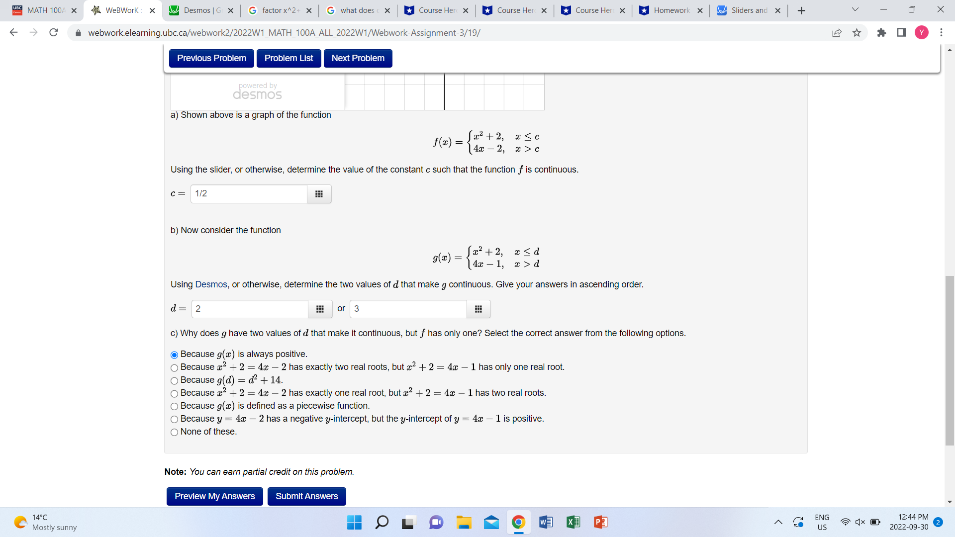 V X -> C a webwork.elearning.ubc.ca/webwork2/2022W1_MATH_100A_ALL_2022W1/Webwork-Assignment-3/19/ Problem 6 V Previous Problem Problem