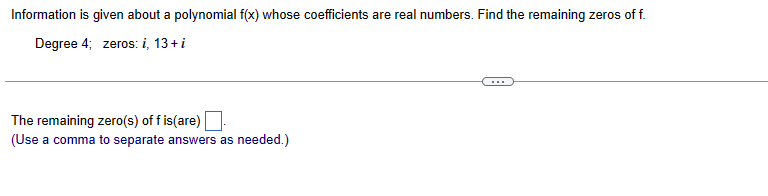 set of all real numbers. What is the range? Select the correct