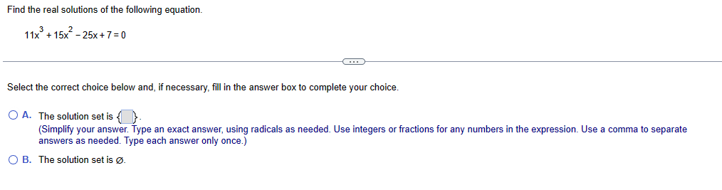 your choice. O A. The range of the function is {y |}Information