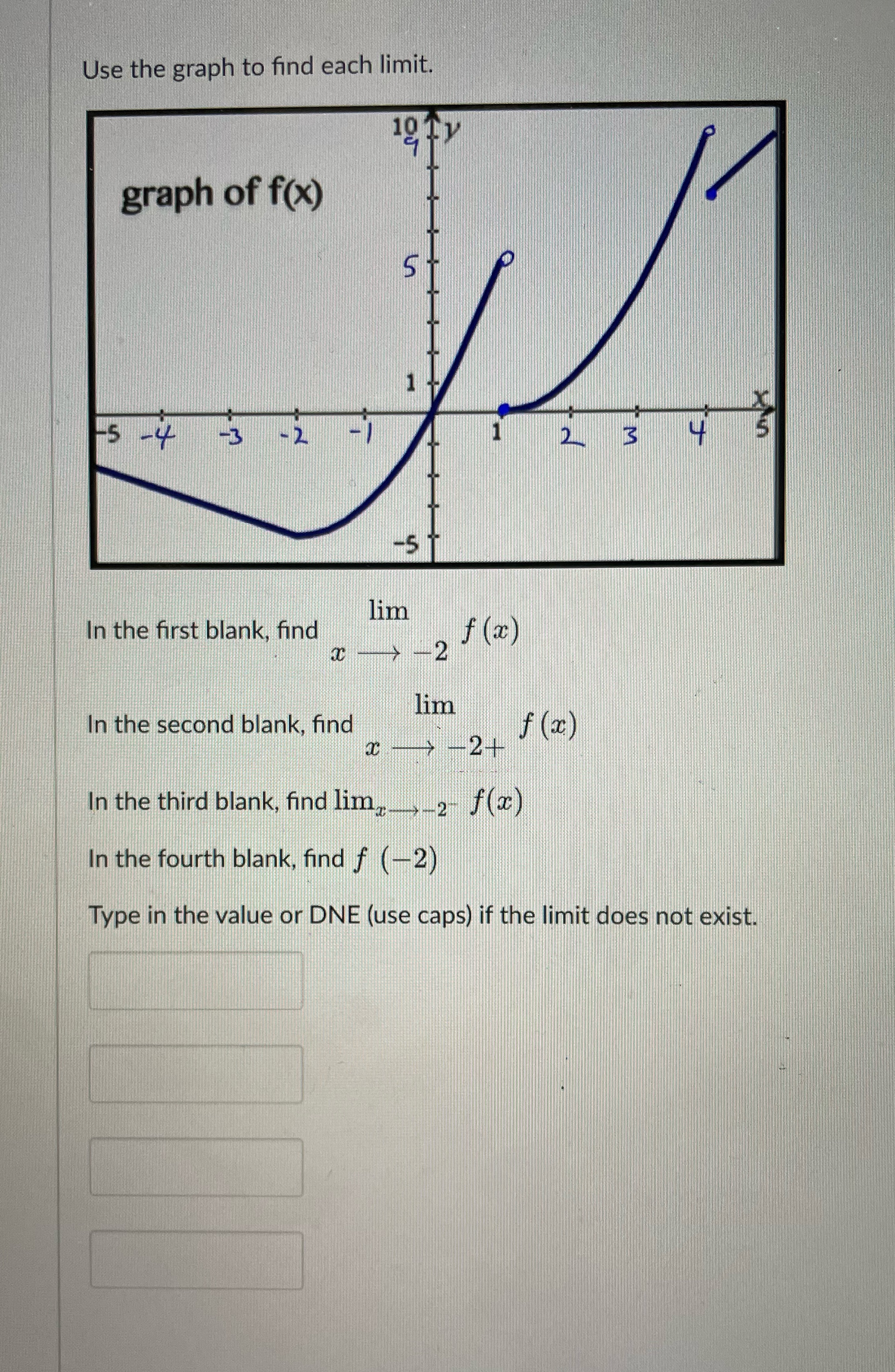  Use the graph to find each limit. 19 Ty graph of