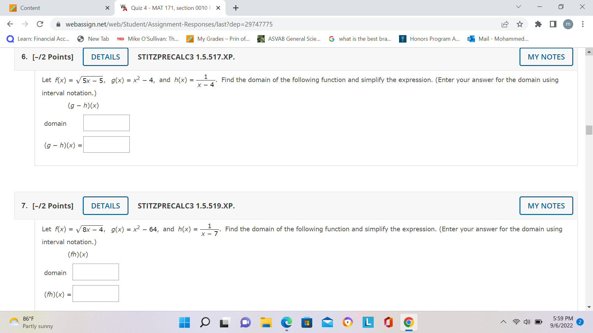 X + V X C webassign.net/web/Student/Assignment-Responses/last?dep=29747775 m ... Q Learn: Financial Acc...