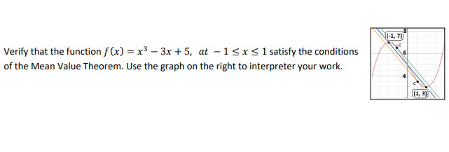x S 1 satisfy the conditions of the Mean Value Theorem. IJse