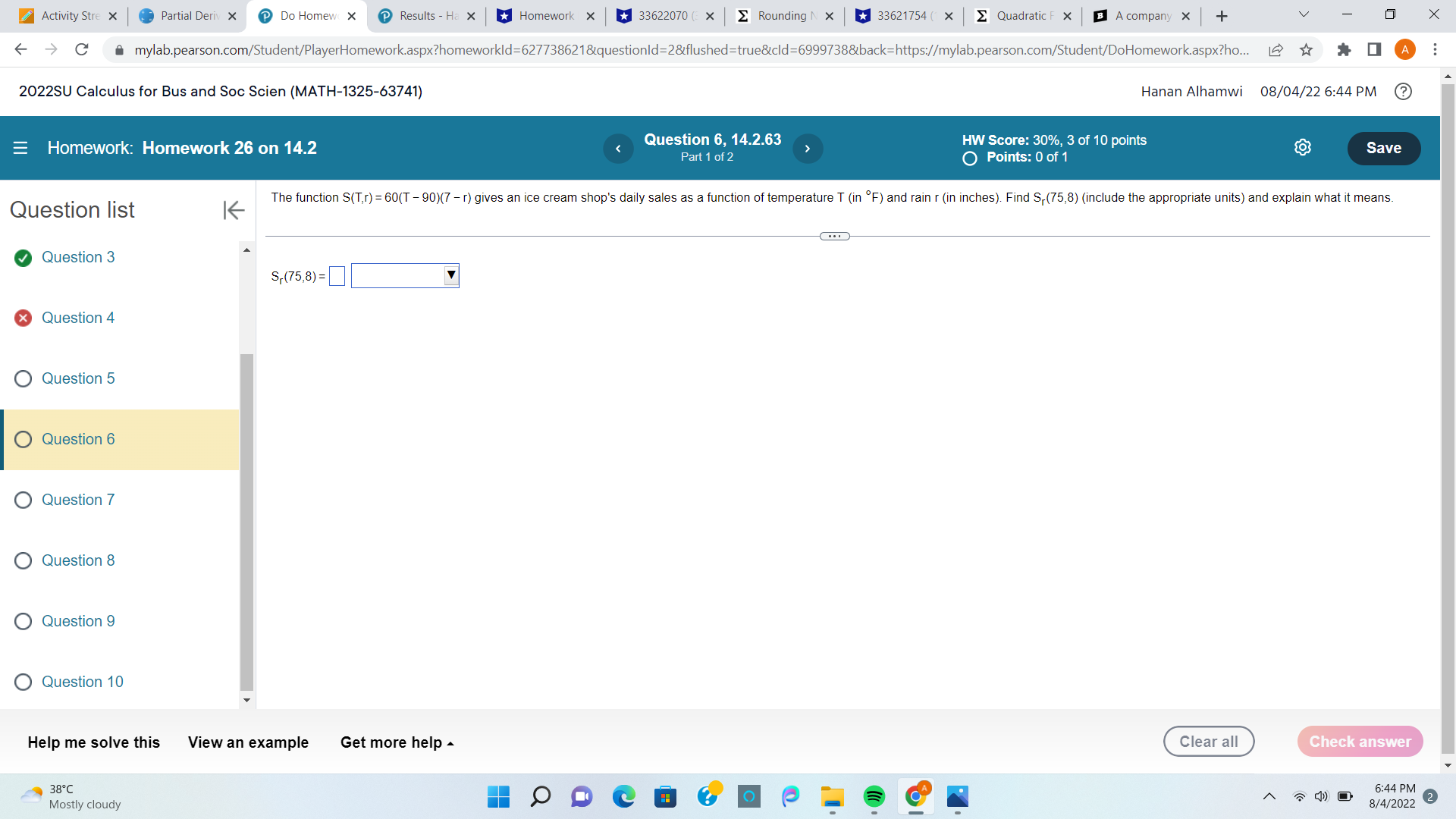 thousand of type A and y thousand ottype B, The revenue and
