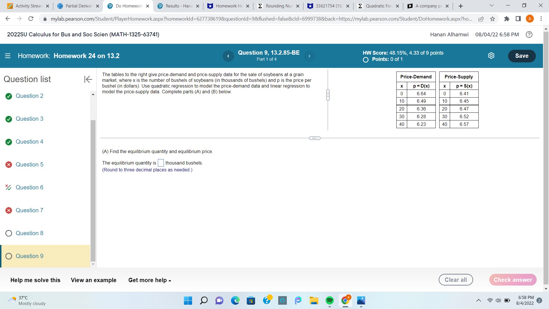 - Ha x Homework X 33622070 ( X _ Rounding N X