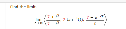Find the limit.