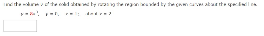 Can someone help me with these problems?Question 1: Find the volume