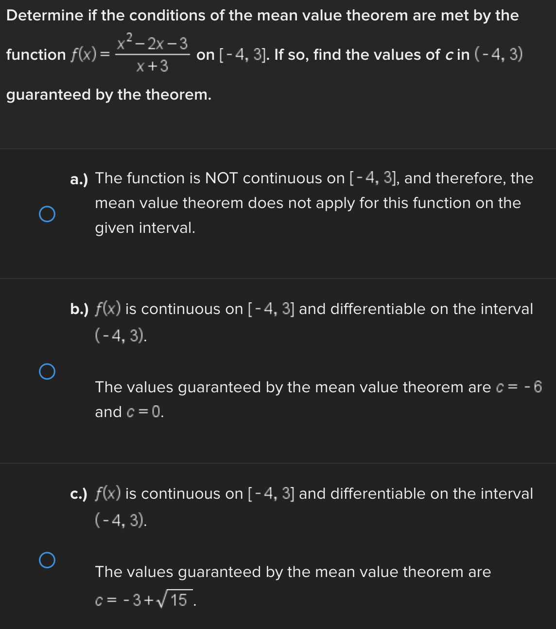 = 0, so f(x) is O differentiable on 5 5. When evaluated,