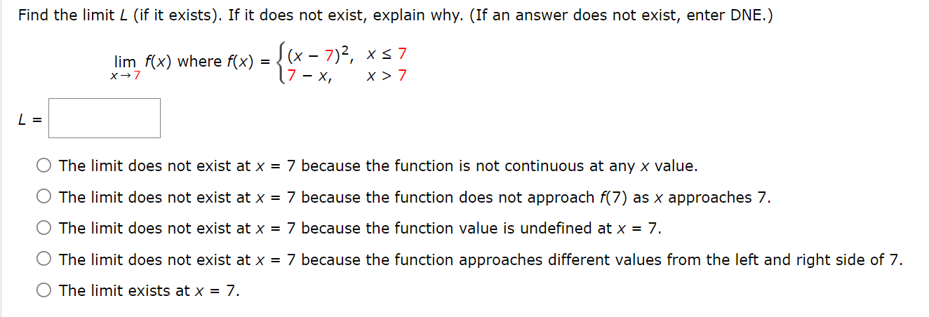 exist, explain why. (If an answer does not exist, enter DNE.) 2
