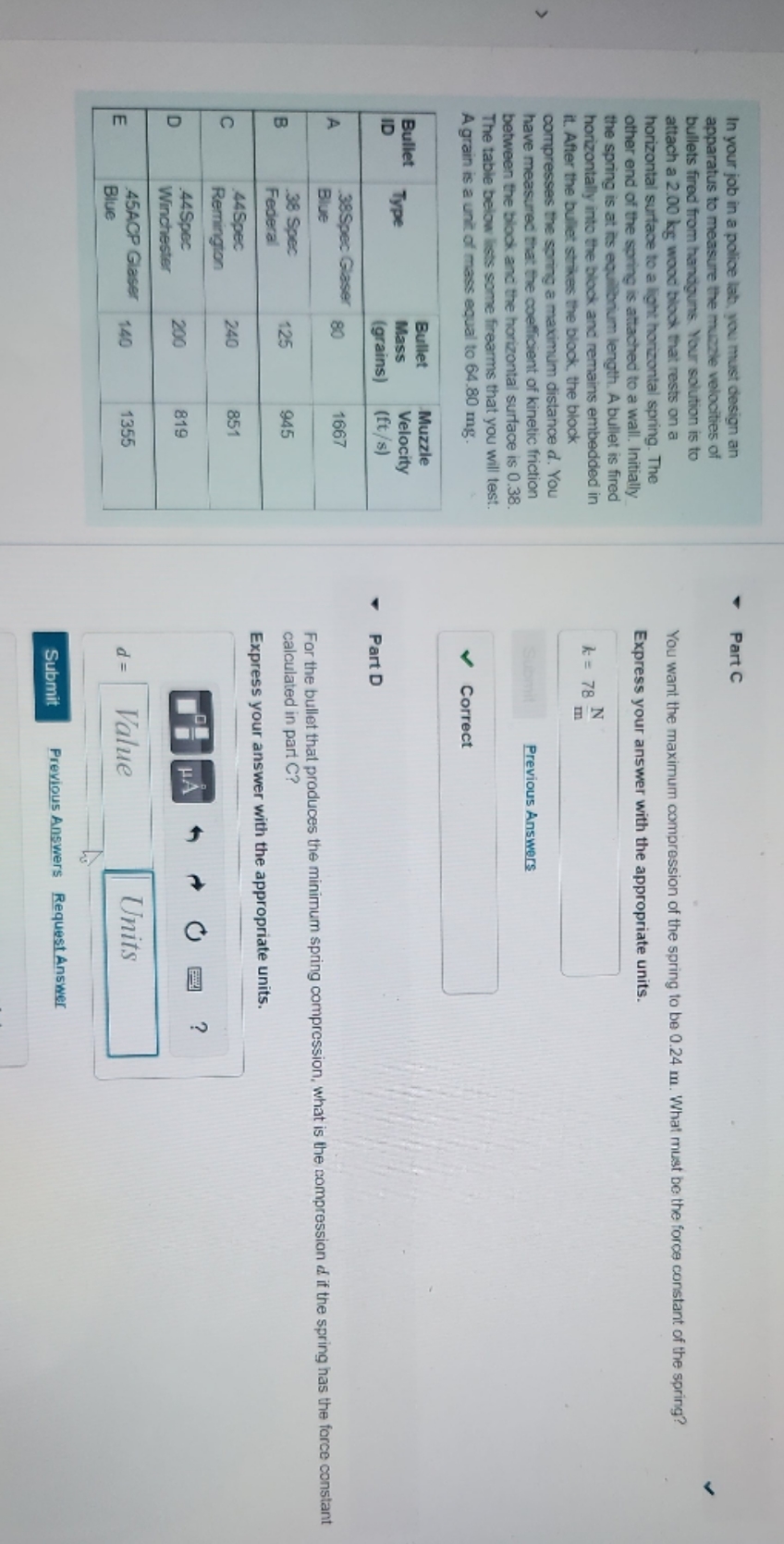  please help me out with part D. the answe is not