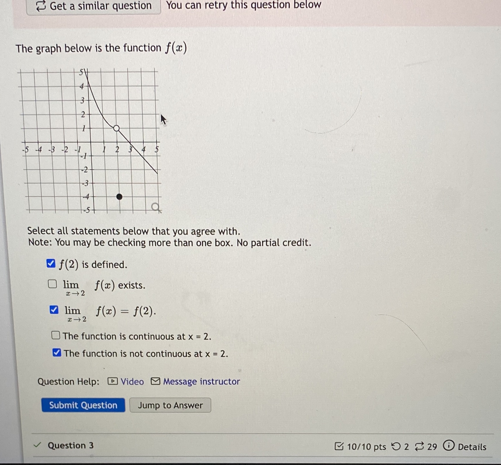 graph below is the function f(x) -5 -4 - 3 - 2