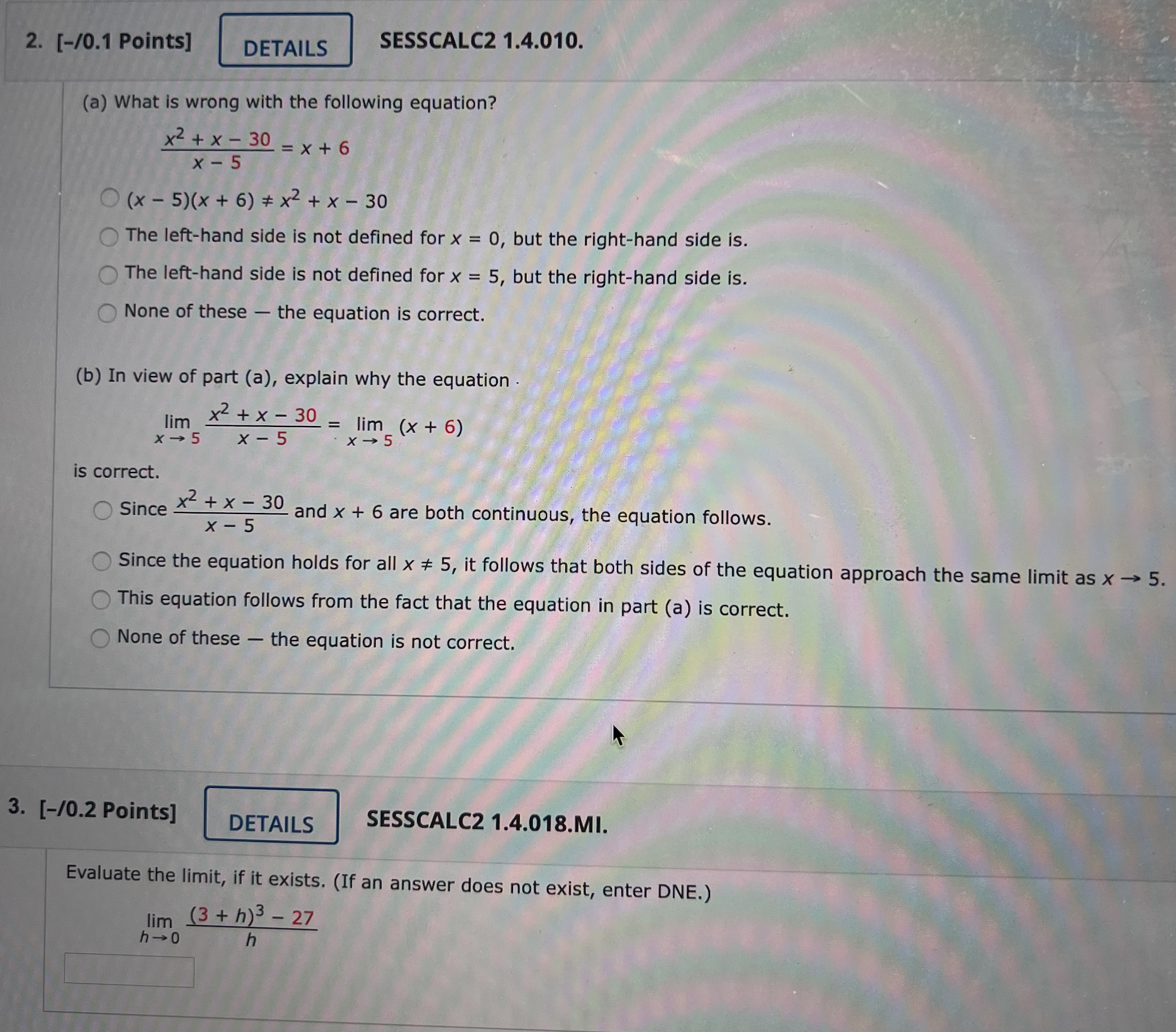 any points for the skipped part, and you will not be able