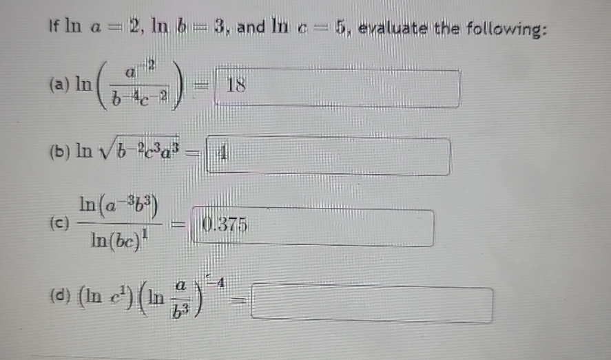  If In a = 2, In 6 = 3, and In