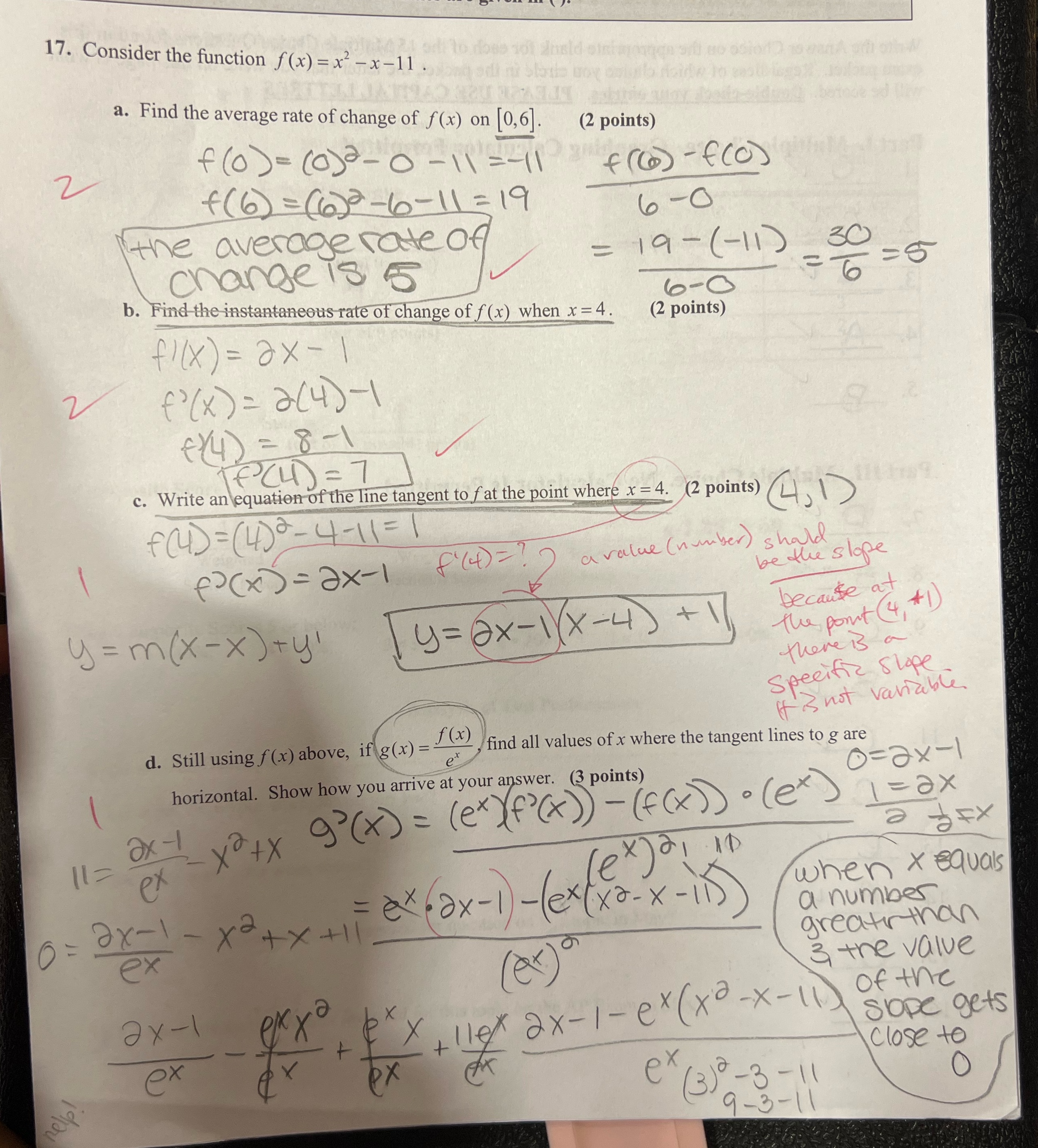  What's the correct answer for c and d 17. Consider the