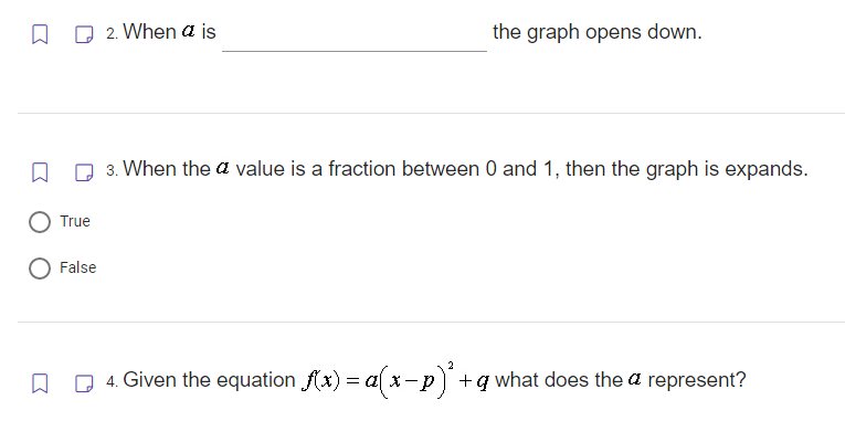 down. [1 g a. When the a value is a fraction between